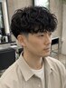 メンズカット+スペインカール￥12100[ツーブロック/メンズマッシュ/茂原駅]