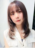 大人可愛いレイヤーカット/顔周り/くびれ/髪質改善◎