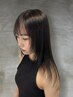 カット＋リタッチカラー＋ハホニコtr＋超音波ケア　船橋/市川