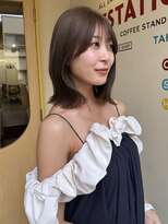 ヒントステーション(HINTSTATION) 〈浅草 半個室〉ミディアムレイヤーアッシュベージュ