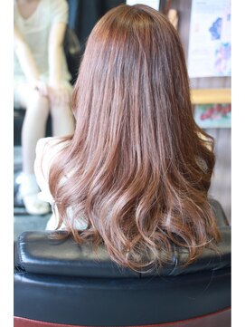 オーバーキャプテンネイキッド(OVER CAPTAIN NAKED) ブリーチは使わない♪柔らかライムパールカラー♪