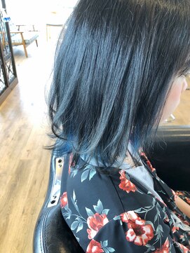 ヘアーサロン リアン 鴻巣店(hair salon Rien) ネイビー☆ブルー