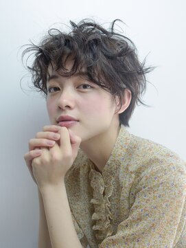 メゾンドイギー(MAISON de IGGY) 【IGGY表参道】透明感×カーリーショート＃エアリー＃グレージュ