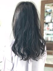 セミロング×アッシュ×大人カワイイ[Salon de Belle豊中]