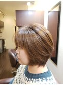 前上がりボブ