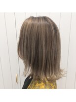 モリオフロムロンドン 大宮店(morio from London)&nbsp;【oomiya 吉田あすか】デザインカラーベージュバレイヤージュ