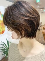 ノラキチジョウジ(NORA KICHIJOJI)&nbsp;#ショートヘア#小顔#オリーブカラー