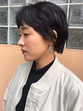 フロート 小阪店(float) カジュアルショート_クールショート,ピンクグレージュ,ボブルフ