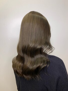 ラべリー 池袋(LOVELEY) スモーキーオリーブ　髪質改善　【池袋】