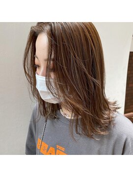 キー(kii) graige　ハイライト　デザインカラー　福岡　天神　今泉　薬院