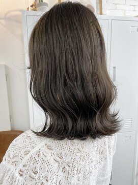 イコ 表参道原宿(ico) オリーブグレージュ イルミナカラー 髪質改善