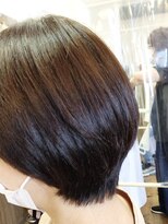 ヘアアンドスパ アイリス hair&spa Iris 【南鳩ヶ谷1分☆30代からの本格サロン】前上がりグラボブ