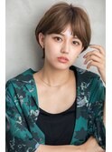 大人クール×耳かけショート