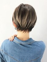 アイティーバイアルバム 下北沢店(IT by ALBUM)&nbsp;セピアグレーグラデーション_ショコラベージュボブルフ_ba256061