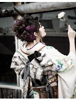 ヘアセットサロンエッジ(Edge)&nbsp;スチームパンクなお振袖スタイル