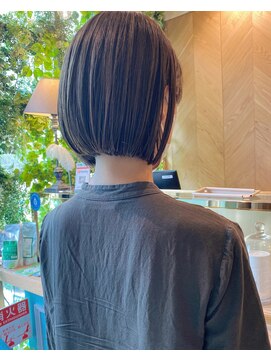 ロンドフルール 大宮東口(Lond fleur) 【石畑結華】切りっぱなし　ストレートボブ