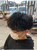 波巻きスパイラルパーマ