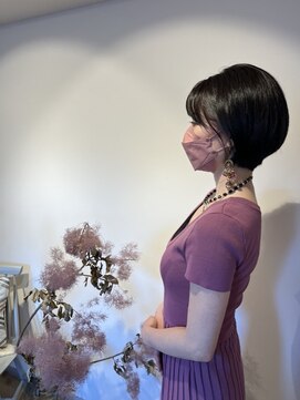 ノハナ(nohana) 【似合わせカット】丸みのあるショートボブ