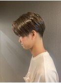 毛流れセンターパート