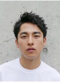 ベリーショートスパイキーショートメンズビジネスヘア刈り上げ