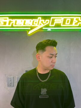 グリーディーフォックス 代々木(Greedy FOX) 波巻き/ハイライト/マッシュパーマ/ウルフ[シェービング]