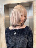 【lilley 稲永麻衣】レイヤーカット+裾カラー+天神韓国ヘア