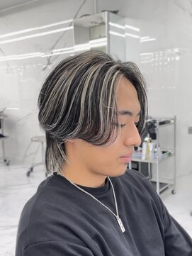 メンズヘアセンス 渋谷(MEN'S HAIR SENSE) カルマパーマ/ウルフ/マッシュパーマ/ハイライト/渋谷