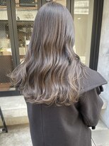 コフィー バイ メルト 吉祥寺(cofy by melt)&nbsp;【松本咲花】ブリーチなしダブルカラーオリーブグレージュ透明感