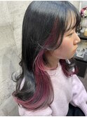 イヤリングピンクカラー 10代20代