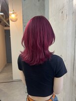 ラニヘアサロン(lani hair salon)&nbsp;レッドカラー/レイヤーカット/暖色/ウルフカット/個性派