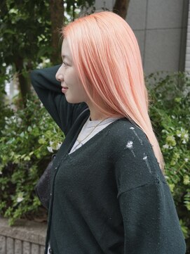 ヒカリス 中崎店(HIKARIS) ダブルカラー × オレンジ