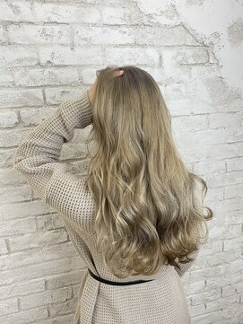 プライズ アイリス 池袋東口店(prize Iris) ダブルカラーグレージュミルクティー池袋韓国ヘア