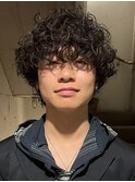 メンズカットパーマプードルパーマカーリーパーマ熊本下通
