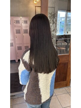 ナージーカフナ(NAJEY cafna) Oil straight × Olive beige