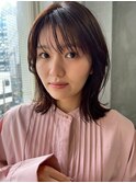 ウルフボブウルフくびれボブショートウルフホワイトグレージュ
