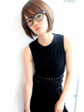 ルモア(RUMOR) Rumor×大人女子の美シルエット『ナチュラルショートボブ』