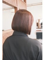 ロスカ(Loska)&nbsp;つや感ボブ×レッドブラウン