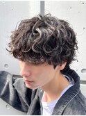 初めてのパーマでも◎ラフな質感が人気のシャドウパーマ