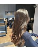 ロングヘアパーマ