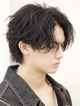 ルーシー 川越(LUCEY) ツイストスパイラルパーマ波巻きパーマシャドウパーマメンズ