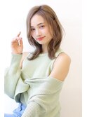 ミディアム似合わせ小顔レイヤー