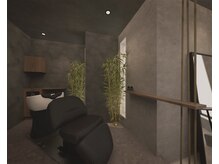 トキ(toki)の雰囲気(シャンプー台周りは和のくつろぎと寝心地よい贅沢な時間を☆)