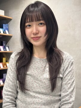 シャルムバイケンジ(Charm.by KENJE) 前髪イメチェンピンクベージュアンブレラカラークールショート