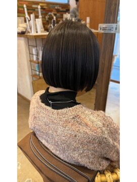 ベベ バイ モップス(be'be' by MOPS) 透明感グレージュカラー×タッセルボブ