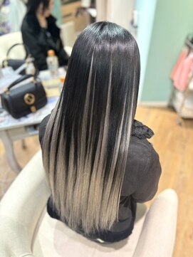 ミラシィ 稲毛(Mirashy) プルエクステでバレイヤージュ風