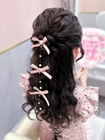 ヘアセット アリエス 池袋駅東口店(Aries) ハーフアップ