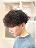 【赤坂指名限定】メンズカット+特殊パーマ (波巻きパーマ/シャドウパーマ等 )