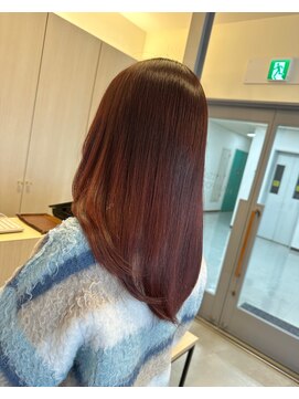 ヘアーポケット リタ(HAIR POCKET ritta) ピンクベージュ酸性ストレート×艶感
