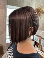 サンエンヘアー(lll_en hair) アンブレラカラー×モードボブ