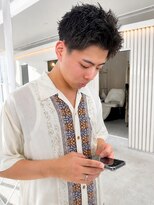 ユイマァルスロウ 岡山(YUIMARLSLOW)&nbsp;岡山メンズサロン20代30代40代ピンパーマ刈り上げショート